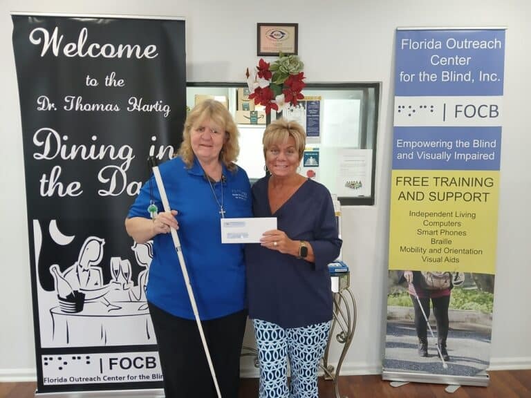 FOCB Grant Presented by Jodi Passov from Ballenisles Charities