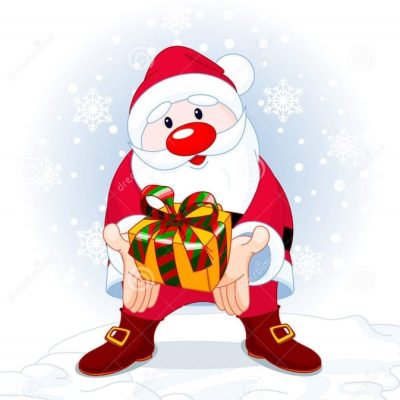 cartoon santa