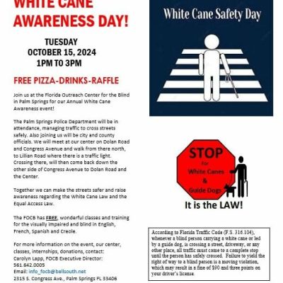 White Cane Day Flyer